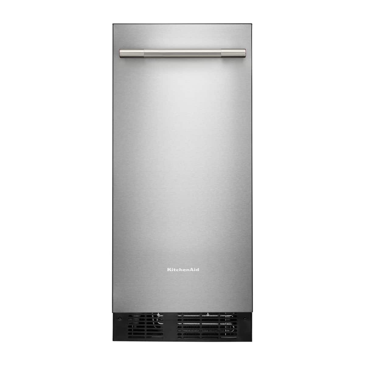 KitchenAid - 15" 25-Lb. Ice Maker - PrintShield Stainless Finish