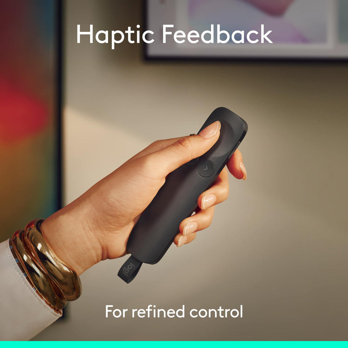 Logitech - Spotlight 2 Wireless Presentation Remote with Haptics, Bluetooth and USB-C - Graphite