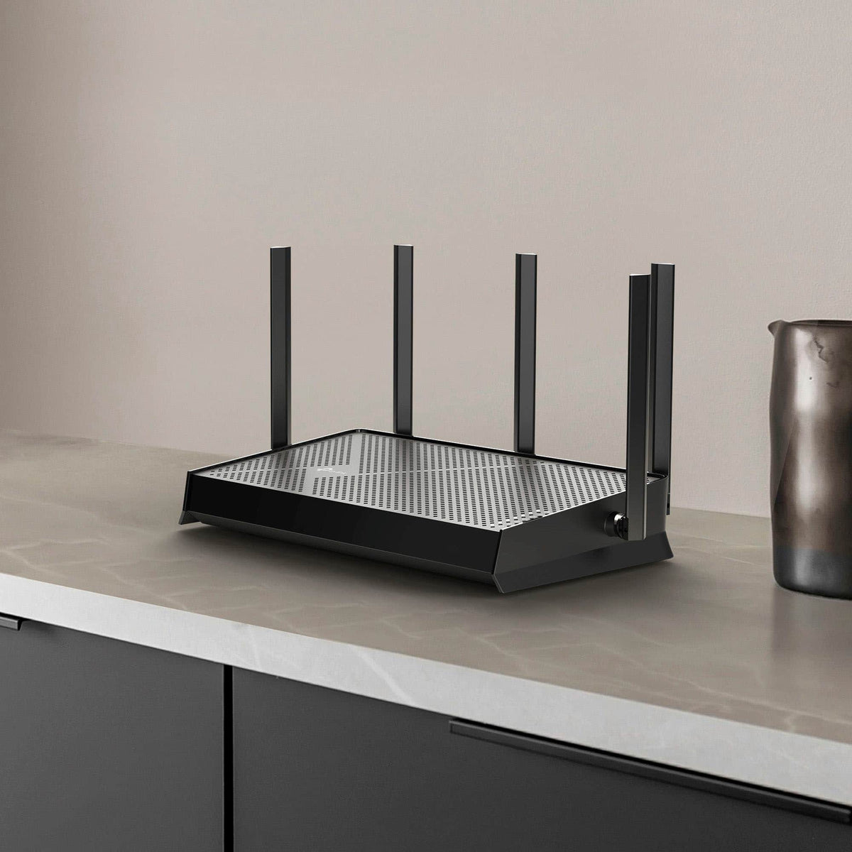 TP-Link - Archer BE5000 Dual-Band Wi-Fi 7 Router - Black