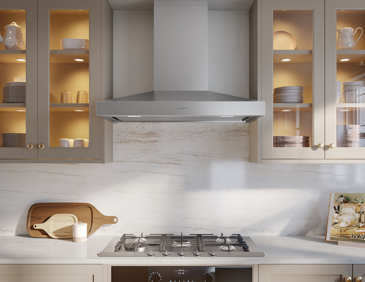 Zephyr - 36 inches - Externally Vented - Wall Range Hood - Stainless Steel