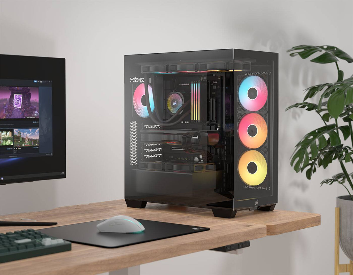 CORSAIR - 3500X RS-R ARGB ATX Mid-Tower PC Case - Black