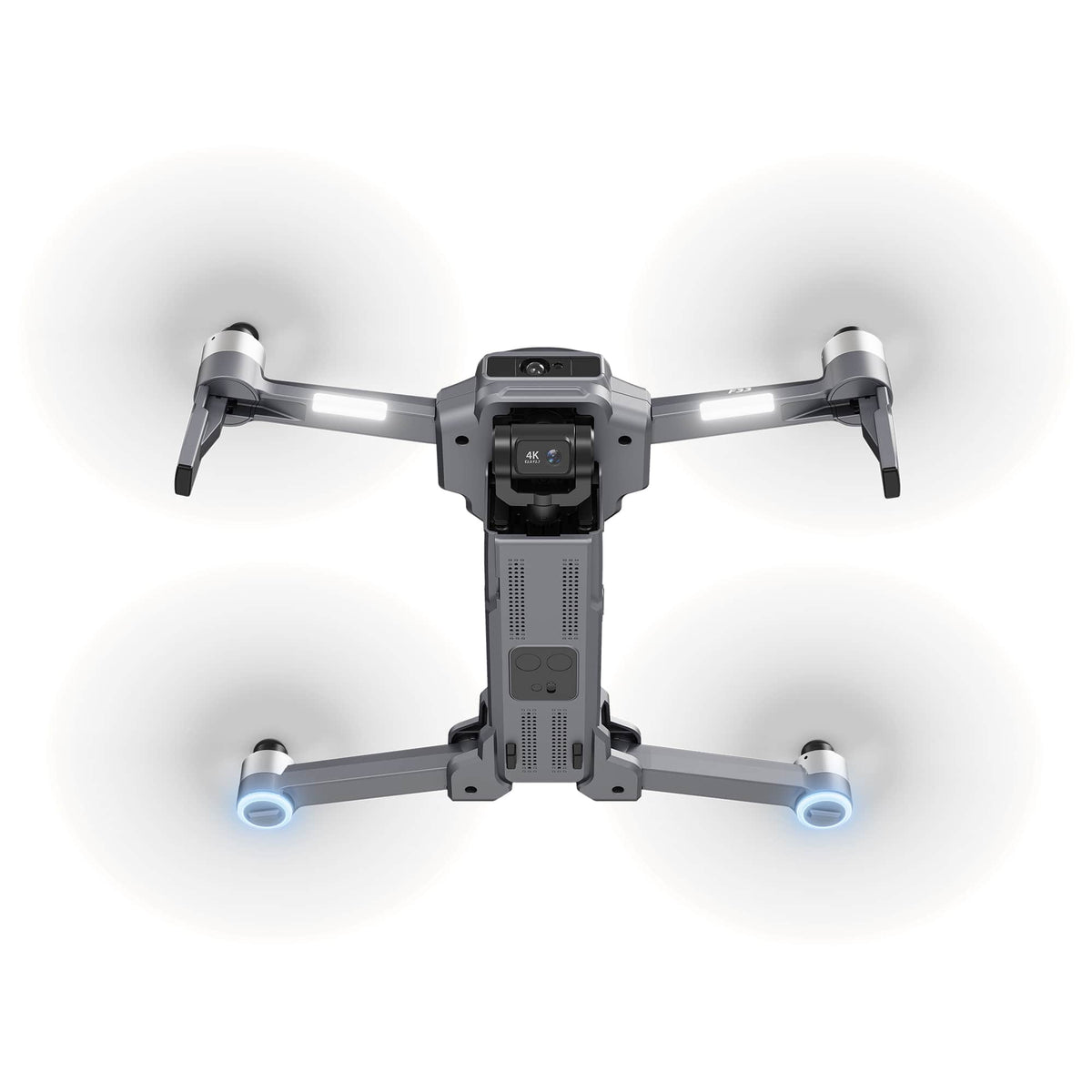 Contixo - F33 Vortex 4K GPS Drone with 2-Axis Gimbal, 6KM Range, 40-Min Flight, 5.5" HD Screen & Brushless Motor - Dark Gray