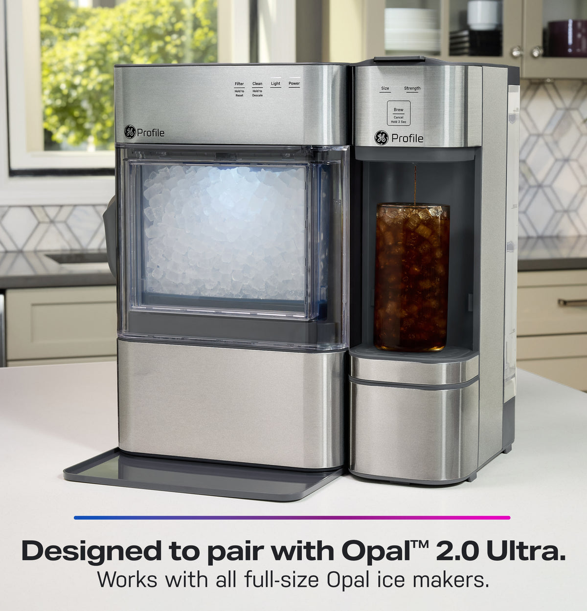 GE Profile - Brewpal Single-Serve Coffee Maker - Stainless Steel
