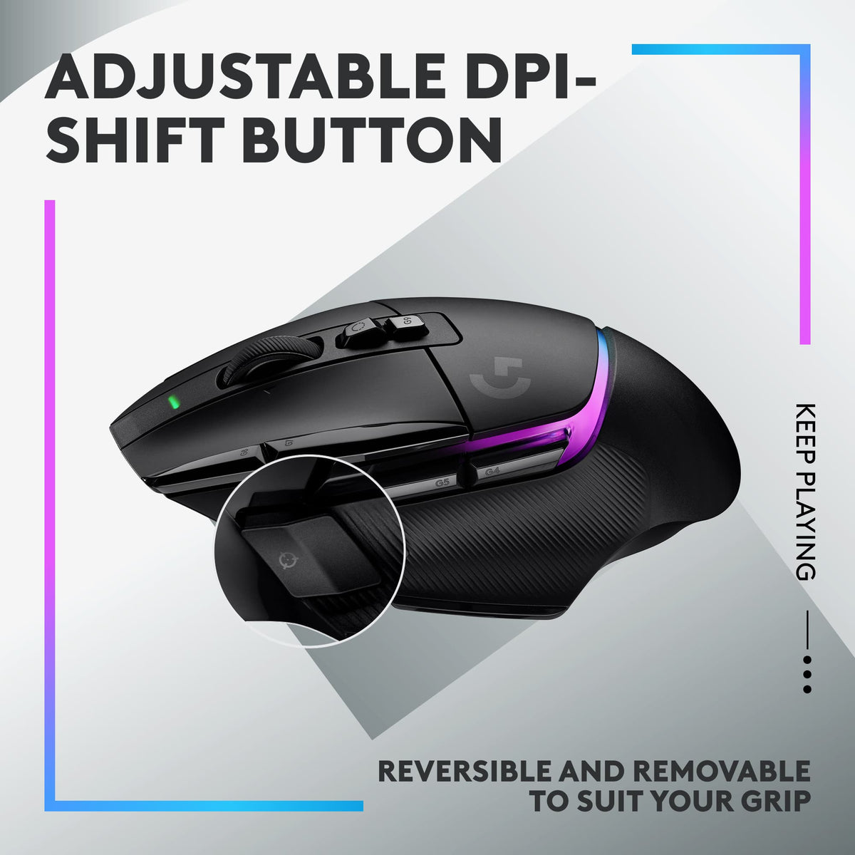 Logitech - G502 X PLUS LIGHTSPEED Wireless Optical Gaming Mouse with HERO 25K Sensor - Wireless - Black