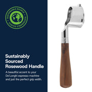 De'Longhi - Rosewood Bottomless Portafilter - Stainless Steel