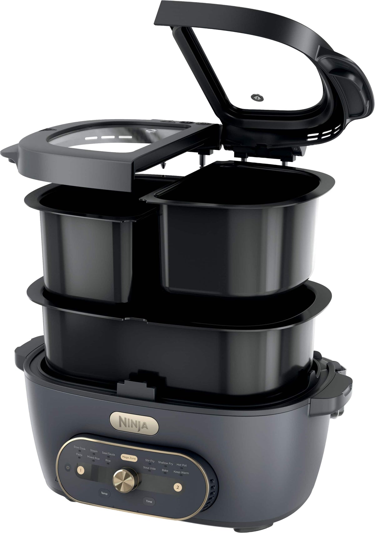 Ninja - MultiPot XL 12-in-1 DualZone Multicooker - Cyberspace