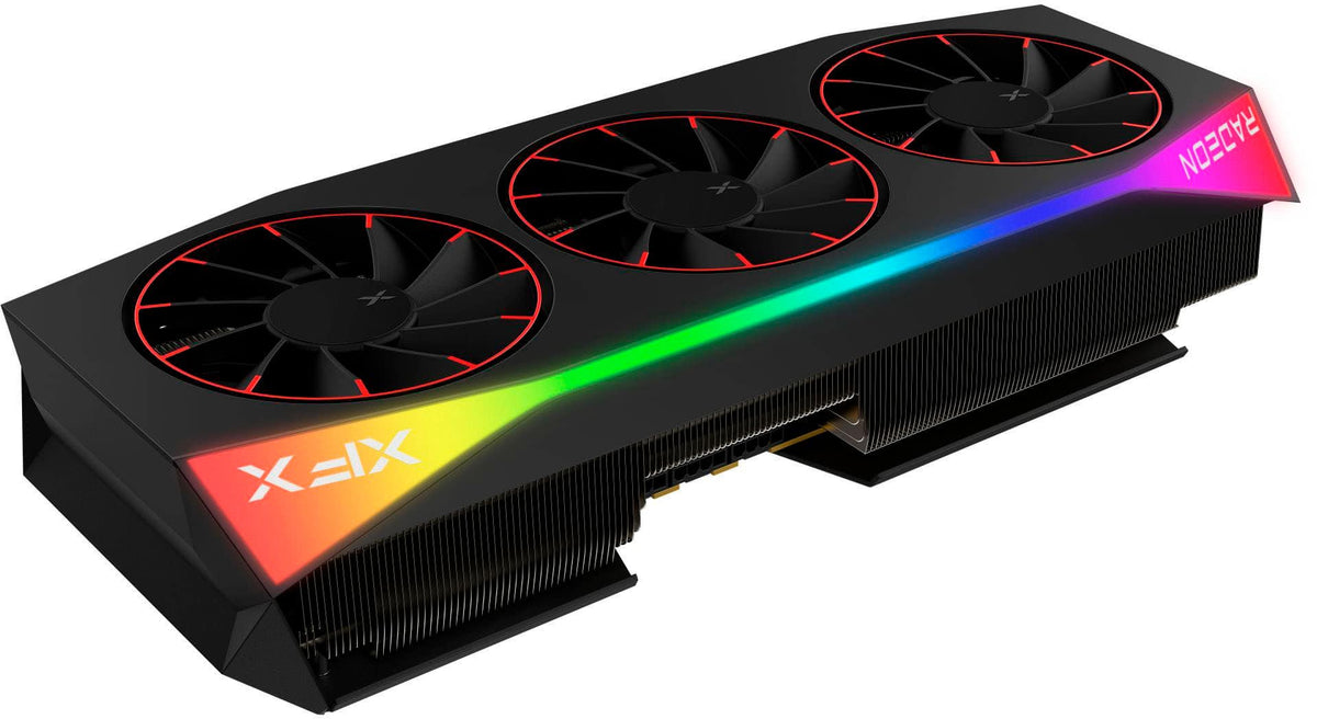 XFX - Mercury AMD Radeon RX 9070XT OC Magnetic Air Edition 16GB GDDR6 PCI Express 5.0 Gaming Graphics Card with RGB - Black