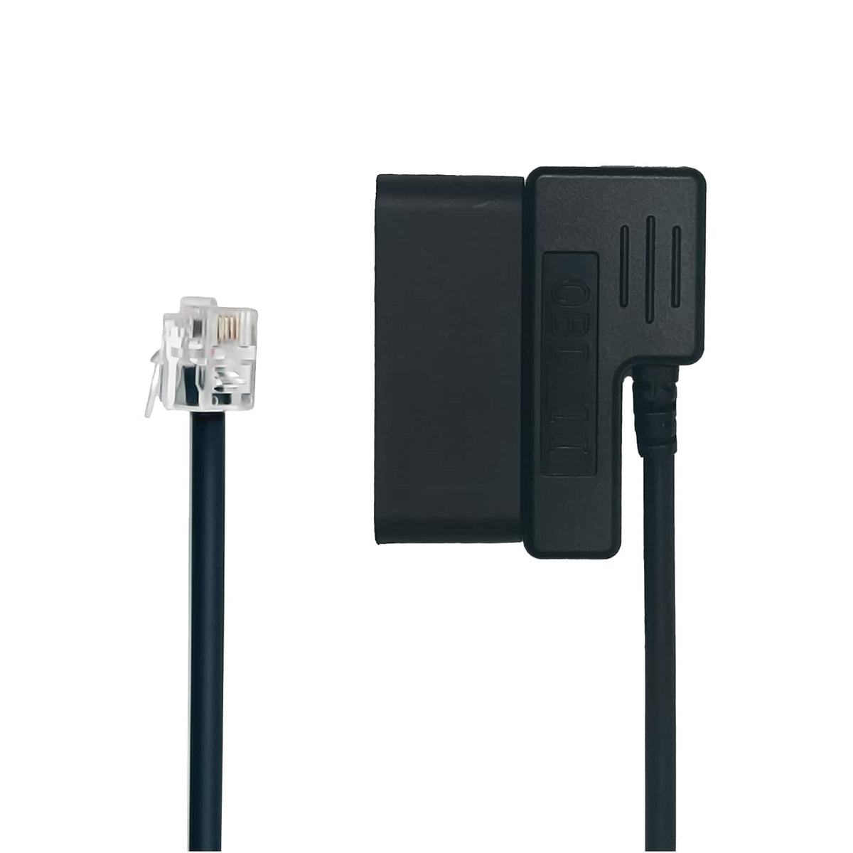 OBDII to RJ11 Cable, 9.8 feet Power Cord for Escort Radar Detectors - Black