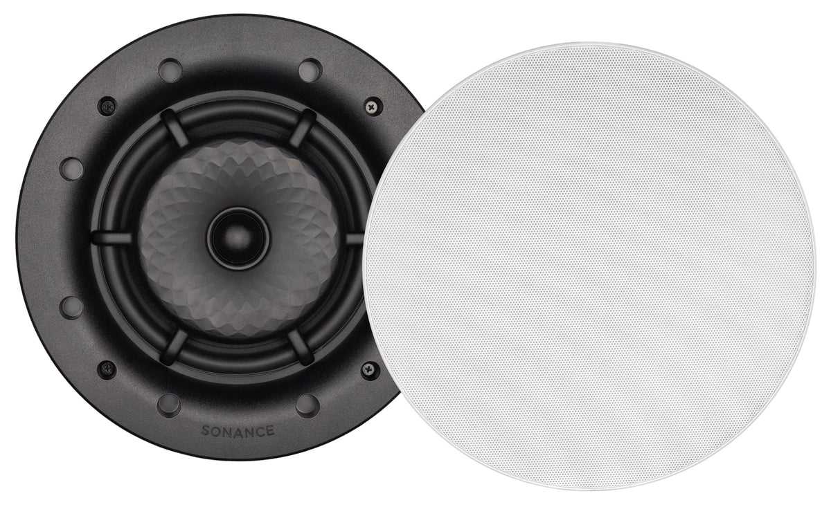 Sonance - VXXT8R SINGLE SPEAKER - Visual Experience Extreme 8" 2-Way Indoor/Outdoor In Ceiling Speaker (Each) - Paintable White