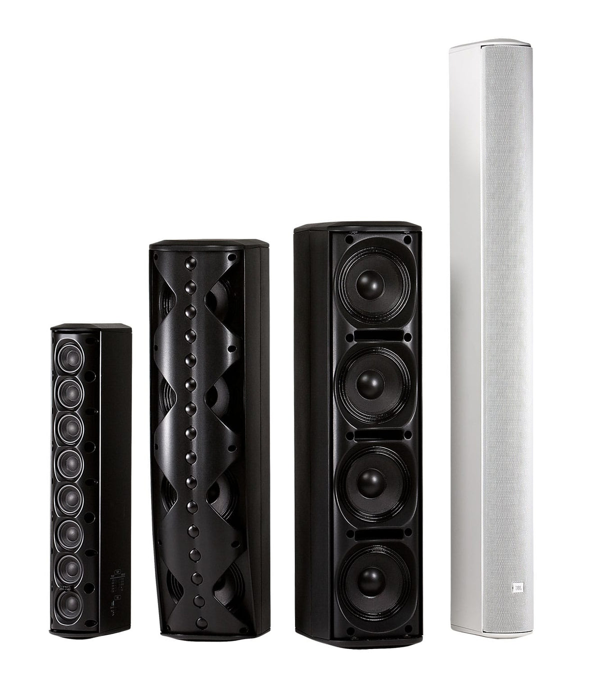 JBL - CBT70J Constant Beamwidth Technology Two-Way Line Array Column Speaker, Wall Mount-Each - White