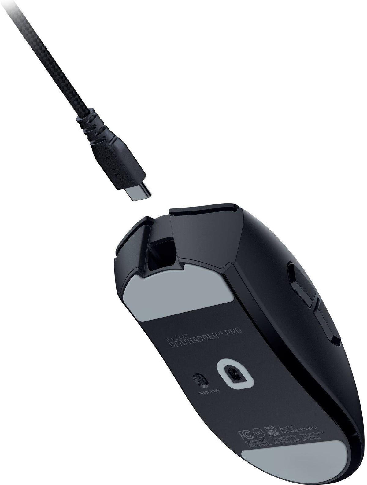 Razer - DeathAdder V4 Pro Lightweight Optical Gaming Mouse with 150 Hour Battery - Wireless - Black