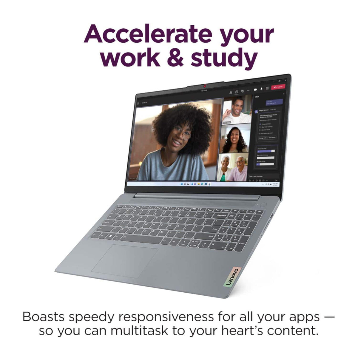 Lenovo - IdeaPad Slim 3i 15.6" Full HD Laptop - Intel Core i3-N305 2023 - 8GB Memory - 128GB UFS - Arctic Grey