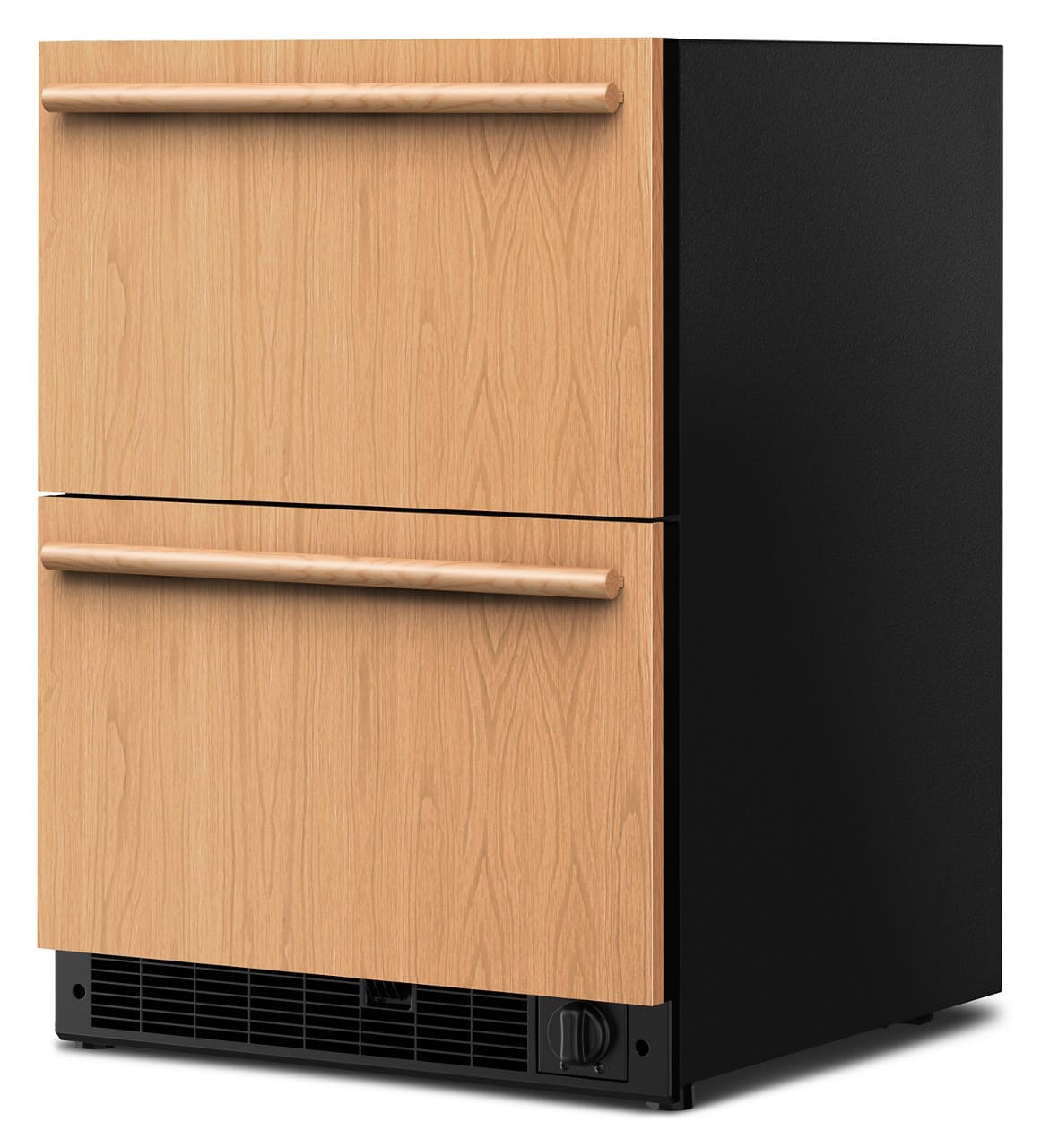 KitchenAid - 4.2 Cu. Ft. Undercounter Double-Drawer Refrigerator/Freezer - Custom Panel Ready
