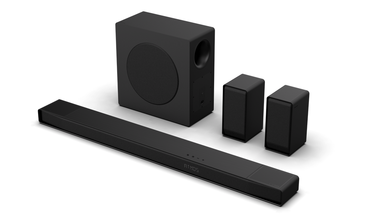 Hisense - AX5140Q 5.1.4 Channel Soundbar with Wireless Subwoofer and Rear Speakers, Hi-Concerto, Dolby Atmos, and DTS: X - Black