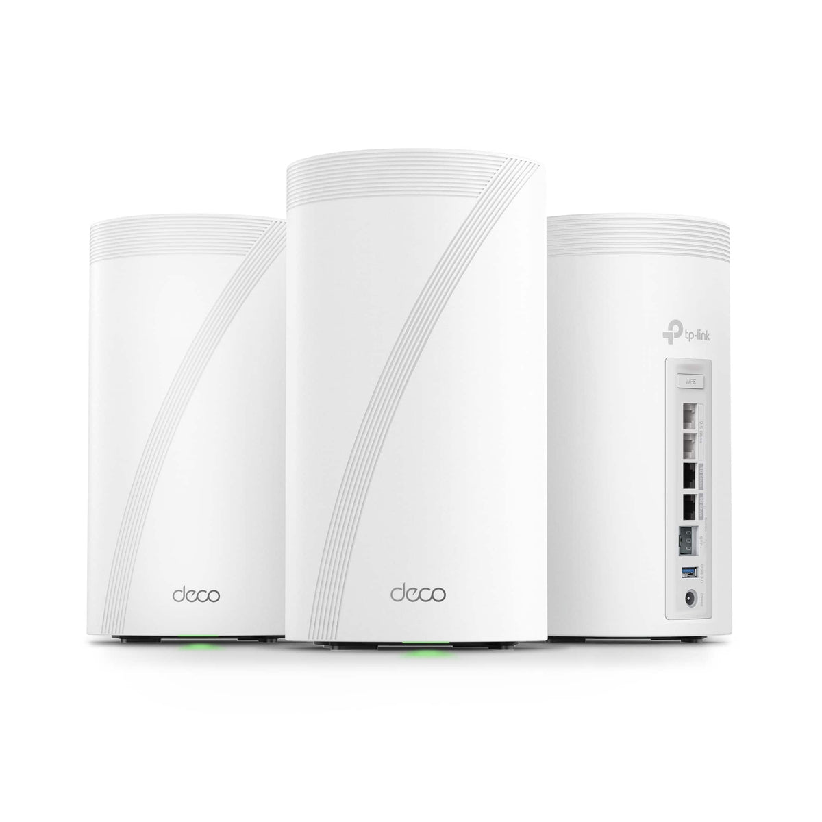 TP-Link - Deco 7 Elite BE33000 Quad-Band Wi-Fi 7 Whole Home Mesh Router System – Deco BE95 (3-Pack) - White