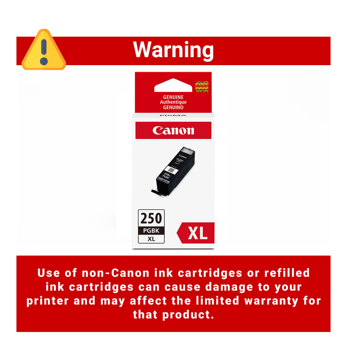 Canon - PGI-250XL High-Yield Ink Cartridge - Black