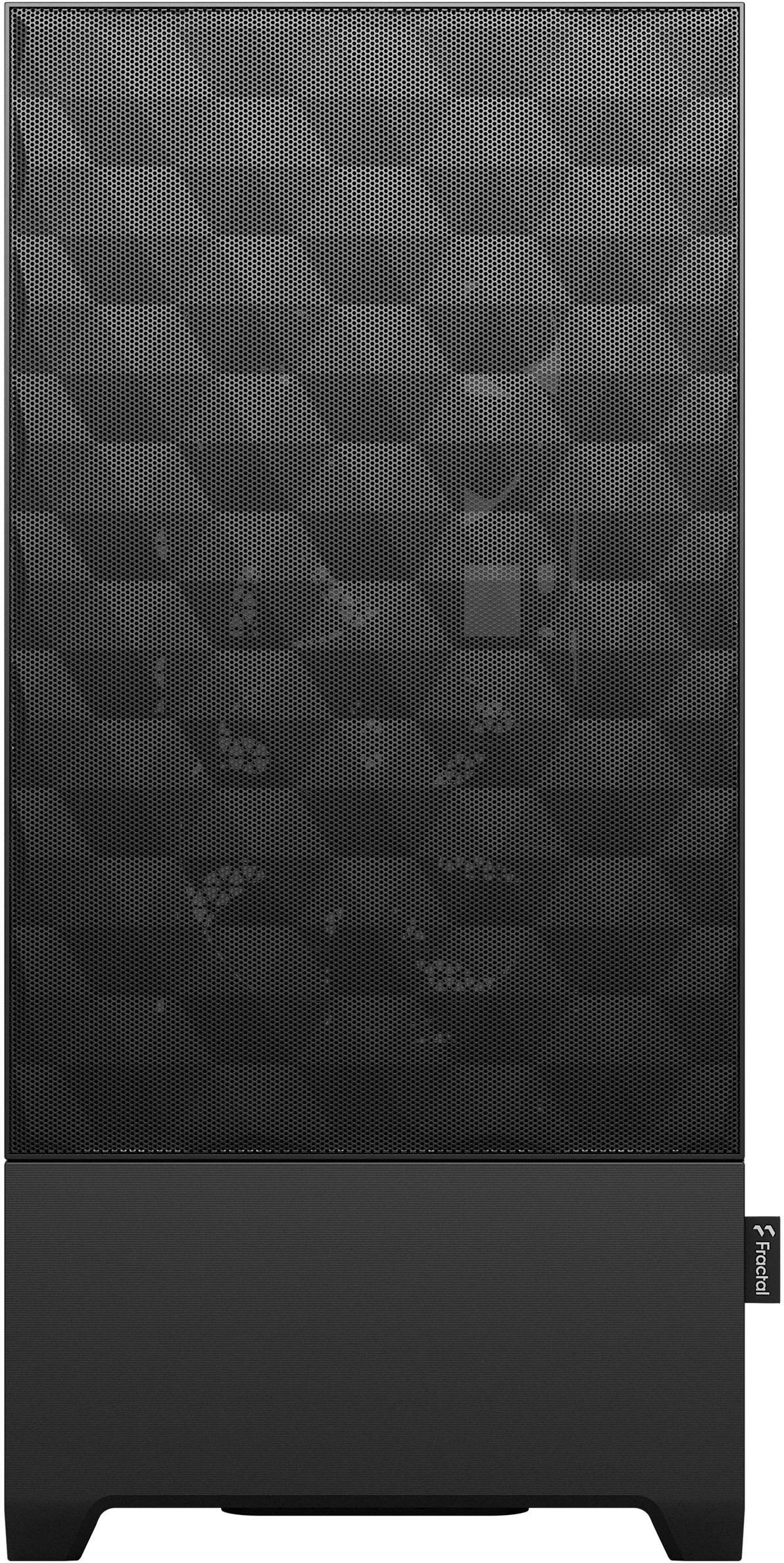 Fractal Design - Pop Air Black TG ATX High-Airflow Clear Tempered Glass Window Mid-Tower PC Case - Black