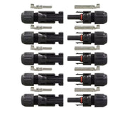 Renogy - Solar Connectors Male & Female - Black