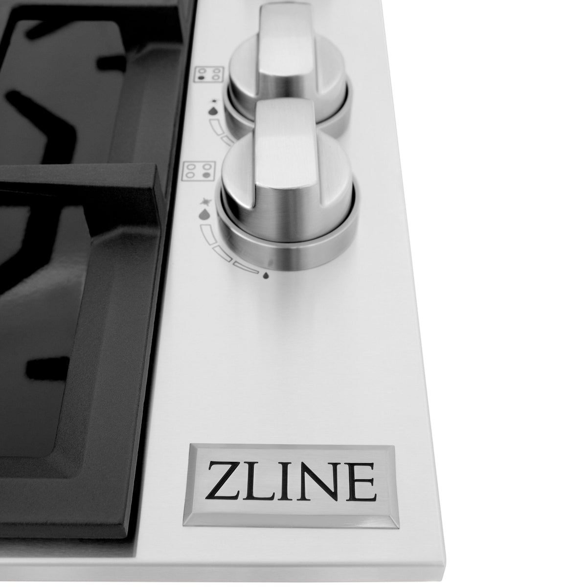 ZLINE - 30 in. Wide 4 Burner Gas Cooktop with  (RC-BR-30-PBT) - Black
