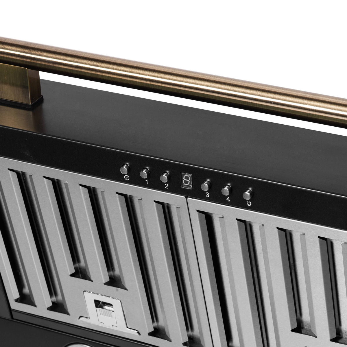 Forno Appliances - 30 inches - Externally Vented & Recirculating - Wall Range Hood - Black