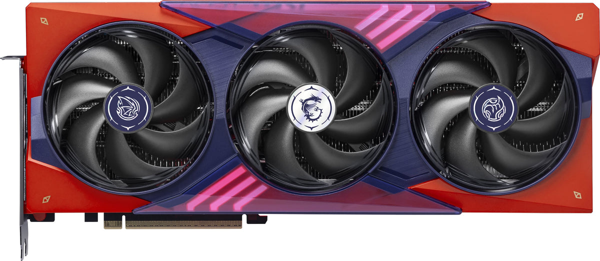 MSI - NVIDIA GeForce RTX 5070 Ti 16G MLG EDITION OC 16GB GDDR7 PCI Express Gen 5 Graphics Card - Black/Red