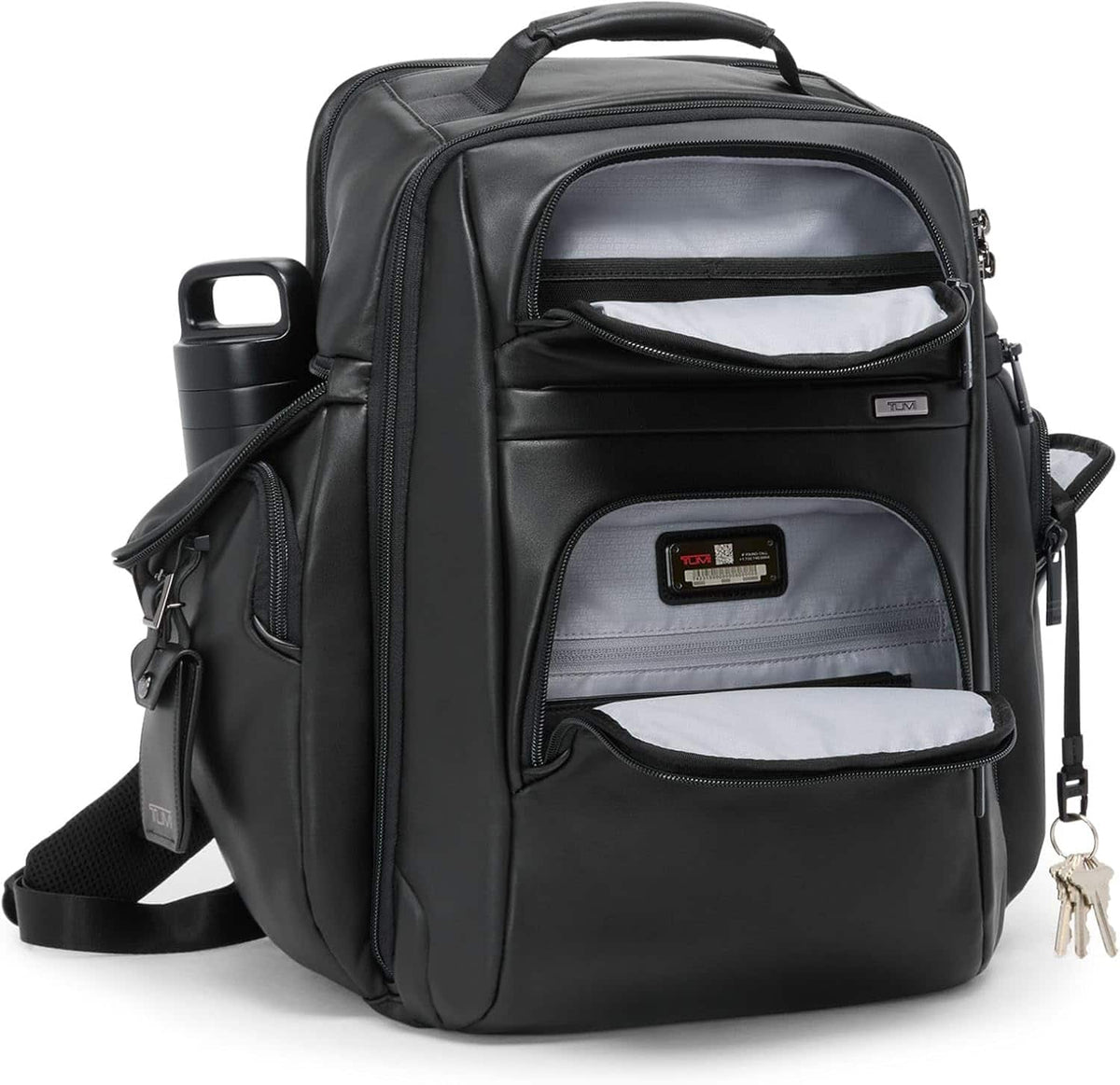 TUMI - Alpha Brief Pack Leather Backpack for 15" Laptop - Black