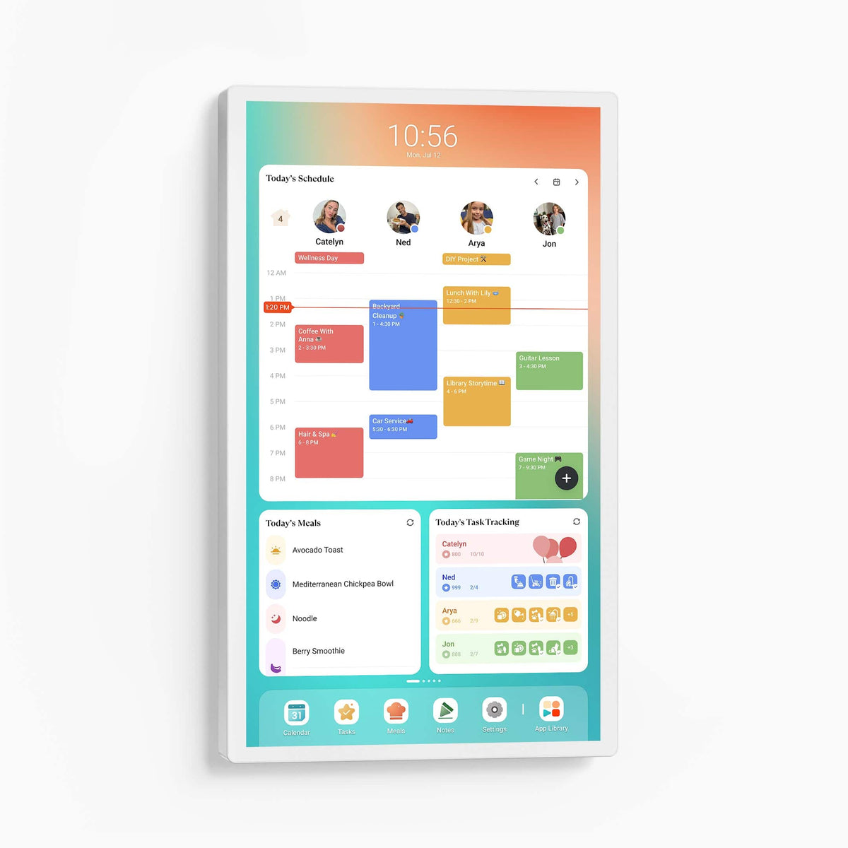 Cozyla - 32" Digital Calendar+2 - White