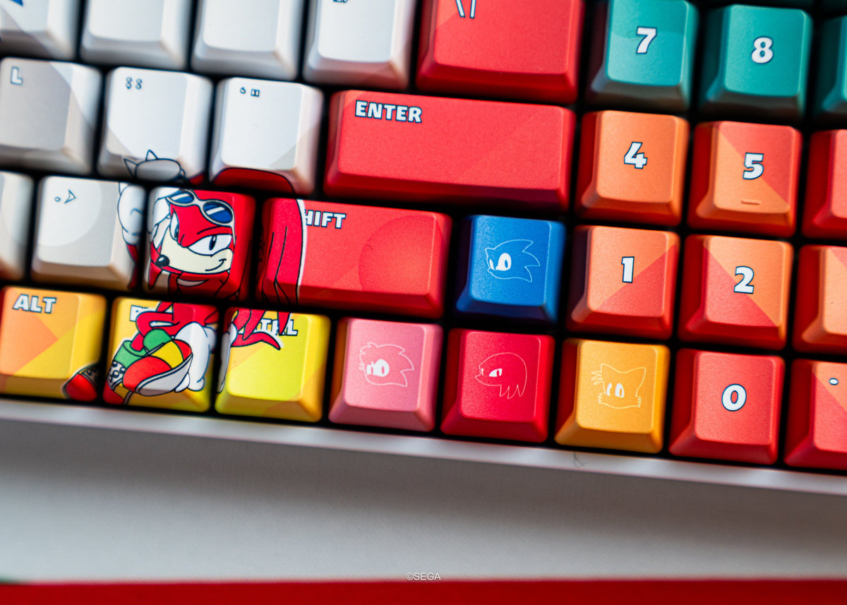 Higround - Basecamp 96+ 96% Wired Mechanical Lubed TTC Neptune Switch Gaming Keyboard with RGB Backlighting - Sega - Classic Sonic