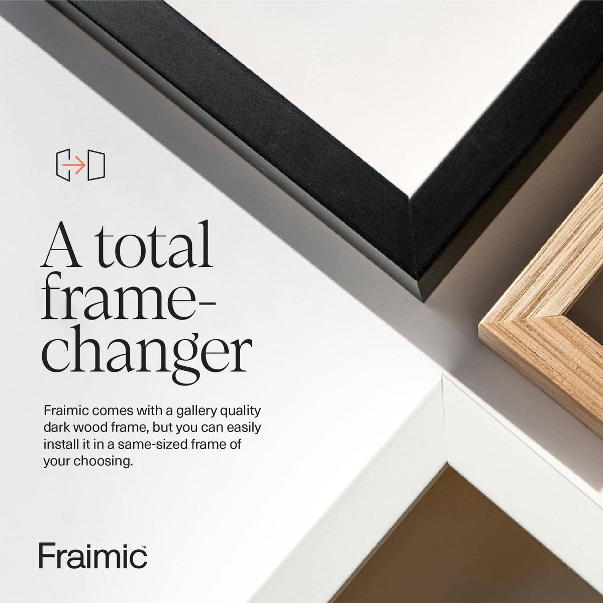 Fraimic - Large 31.5" Smart AI Digital Canvas Display and Frame