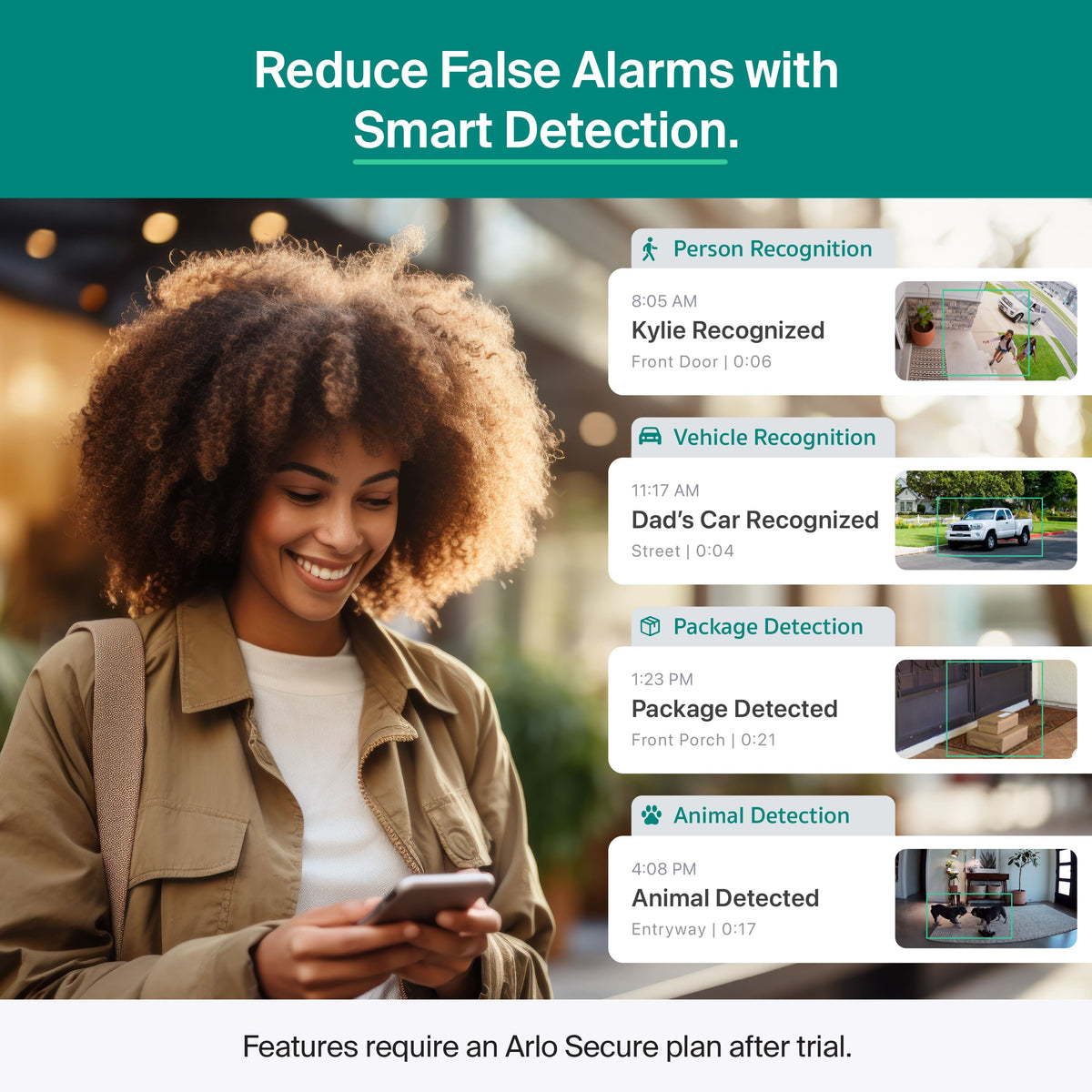 Arlo - Essential Outdoor Security Camera 2K (2025 Release) - Wired Plug-In Powered, 1-Cam - White