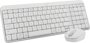 Logitech - MK250 Full-size Bluetooth Wireless Keyboard and Mouse Combo for Windows/MacOS with Fast & Easy Connectivity - Off-White