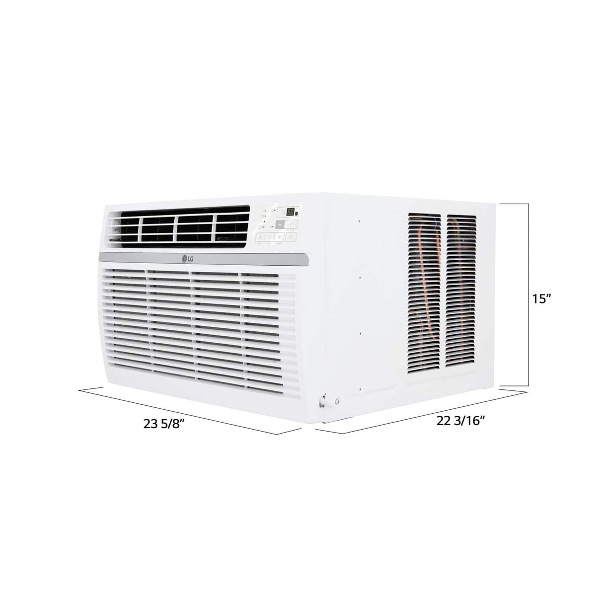 LG - 350 Sq. Ft. 8,000 BTU Window Air Conditioner - White