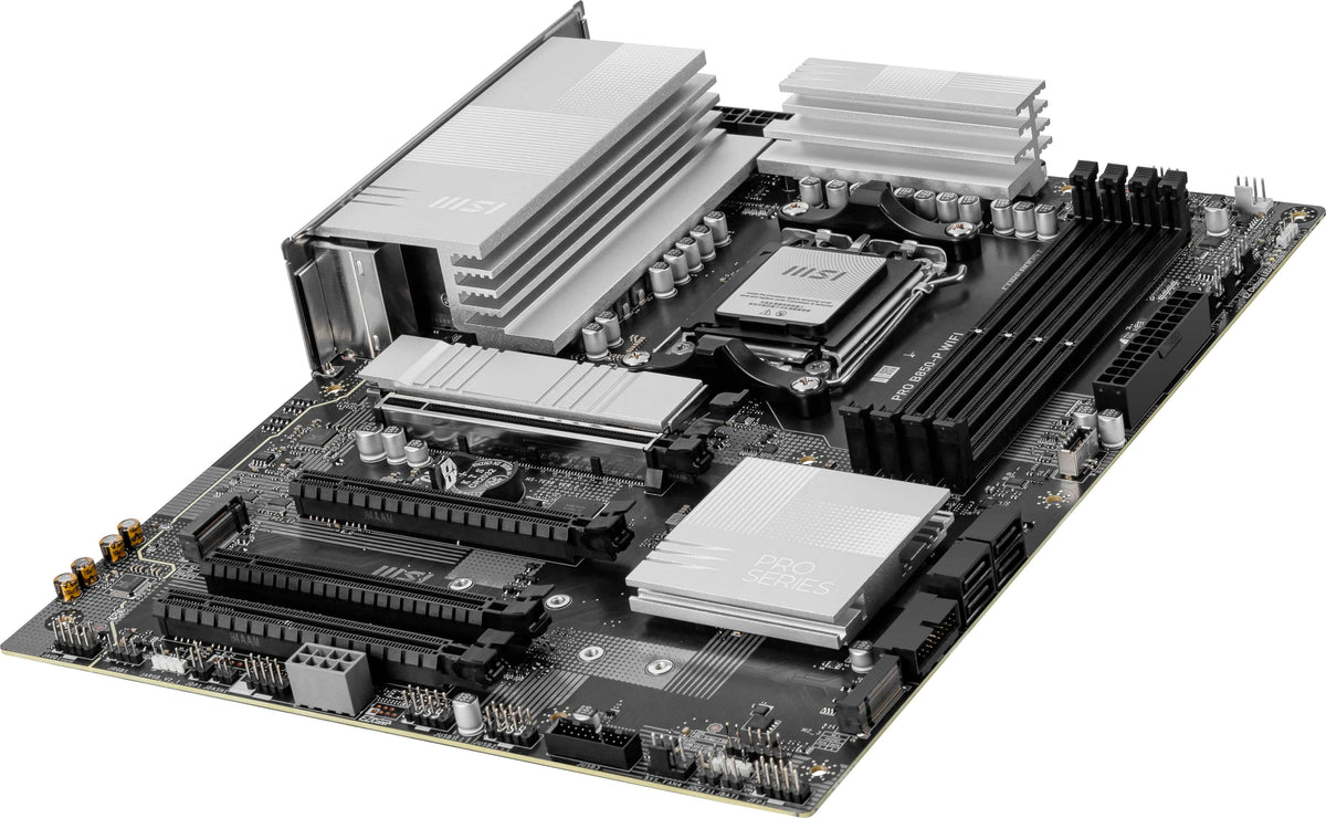 MSI - PRO B850-P WIFI (Socket AM5) AMD B850 ATX DDR5 Wi-Fi 7 Motherboard - Black