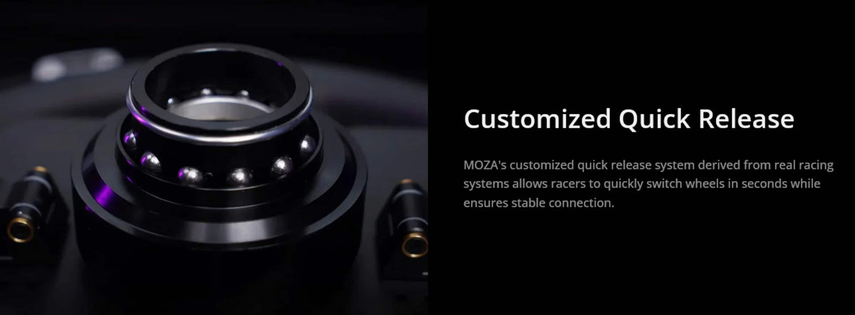 Moza Racing - CS V2P Sim Racing Steering Wheel for Windows - Black