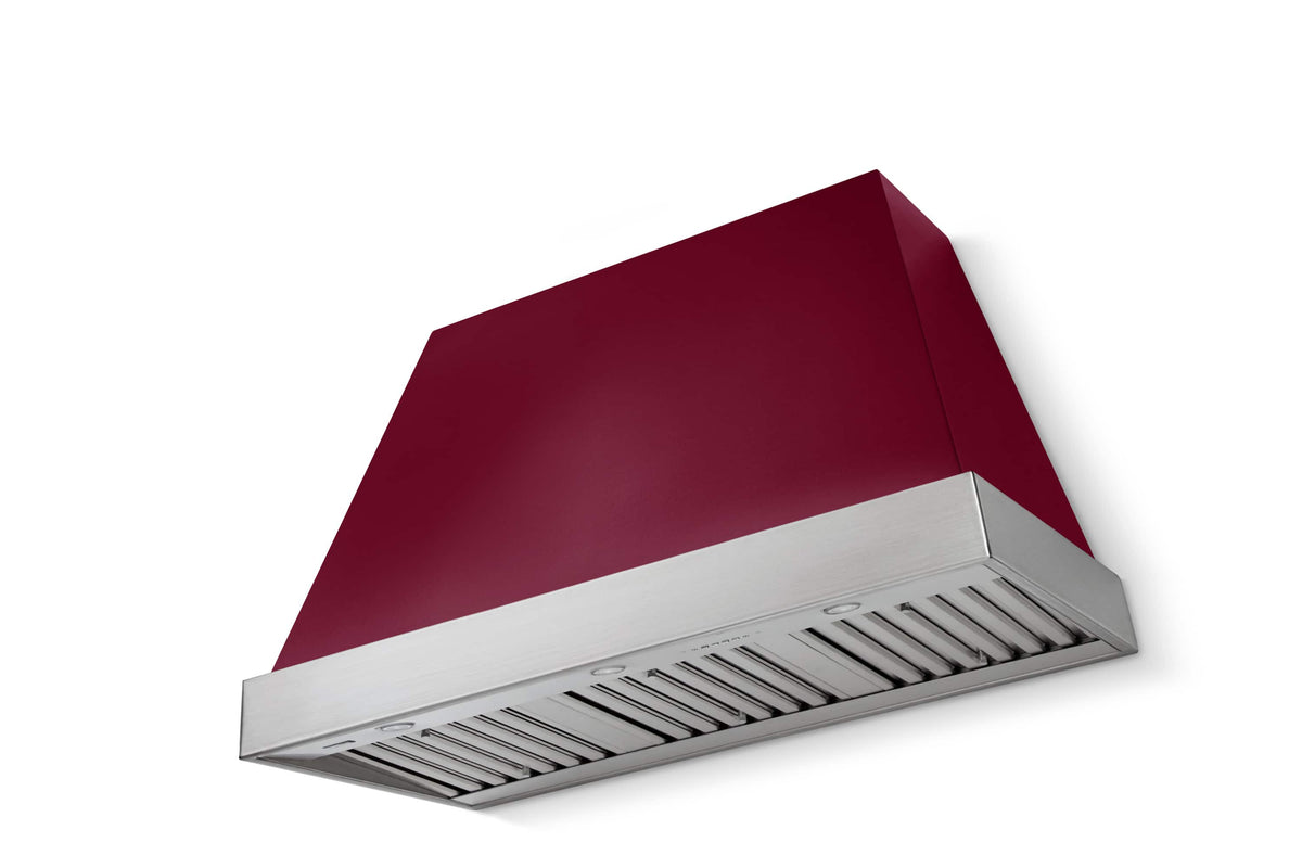 AGA - 48 inches - Externally Vented - Wall Range Hood - Cranberry