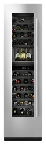 JennAir - Rise Left Swing 24" Wine Column Panel - Stainless Steel