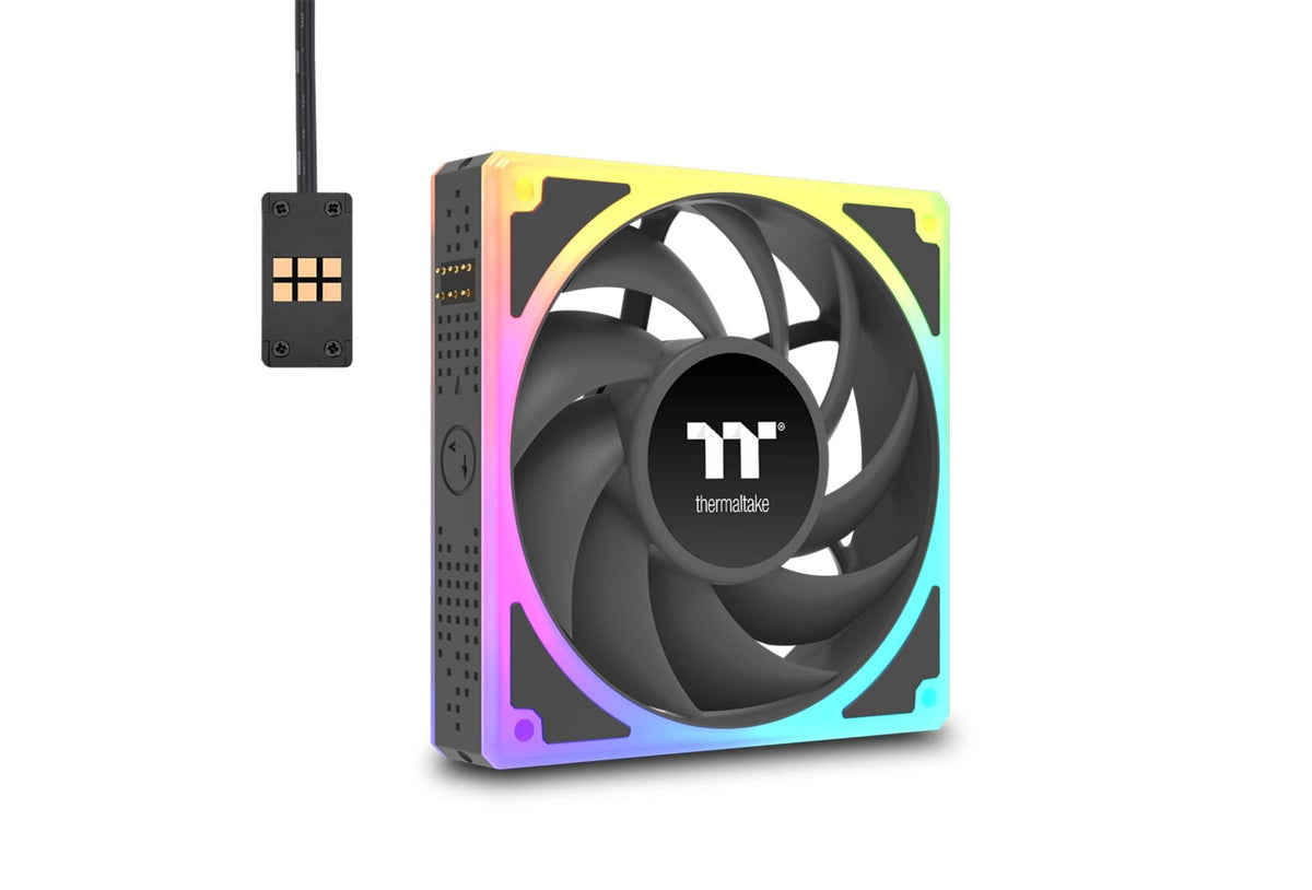 Thermaltake - Toughfan EX 120 ARGB Sync MagForce 2.0 3-Pack Fan - Black
