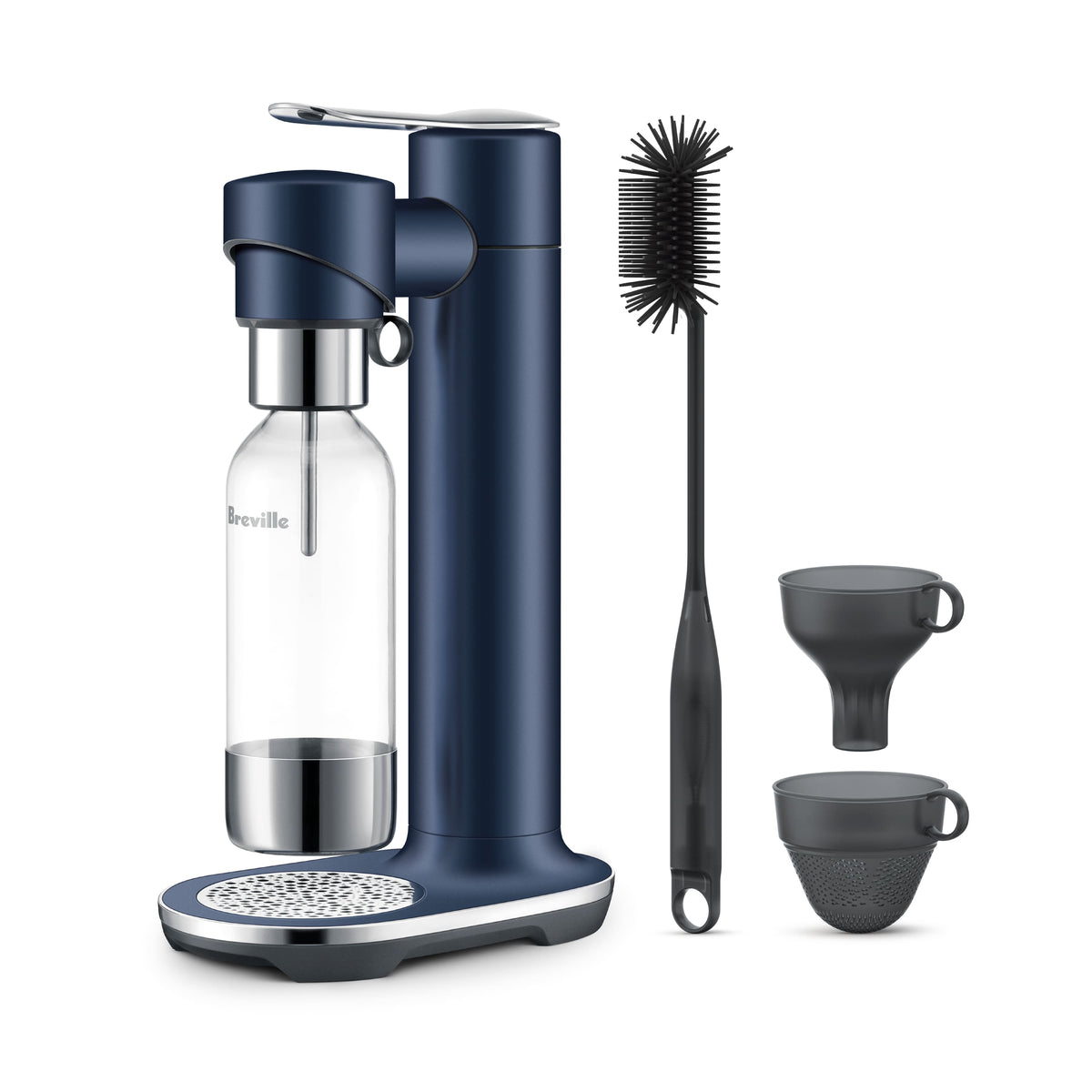 Breville - the InFizz Fusion Bundle w/CO2 - Damson Blue