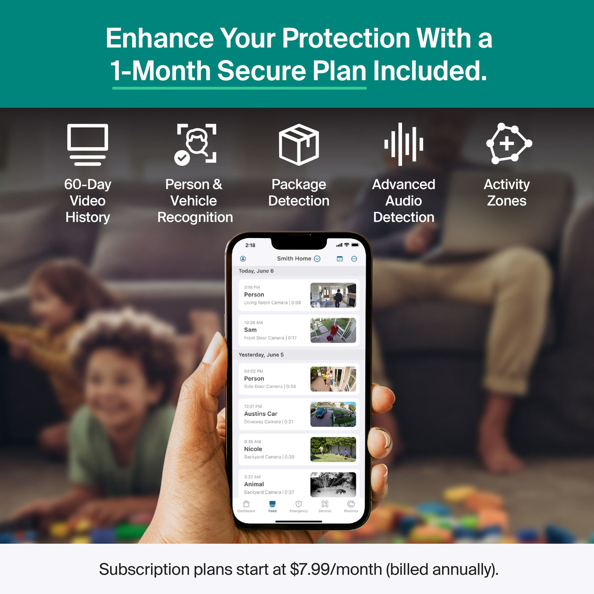 Arlo - Essential Outdoor Security Camera 2K (2025 Release) - Wired Plug-In Powered, 1-Cam - White