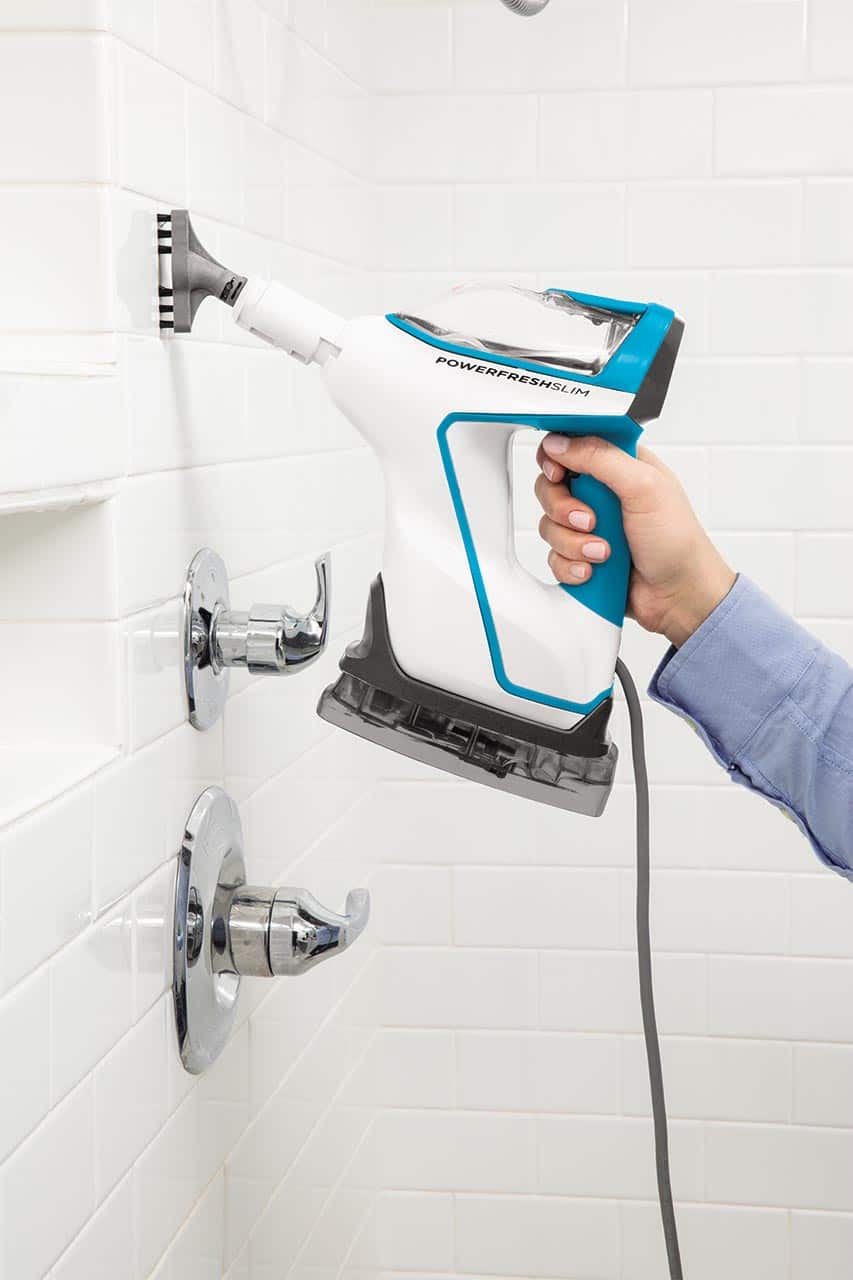 BISSELL - PowerFresh Slim 3-in-1 Sanitizing Steam Cleaner Mop - White