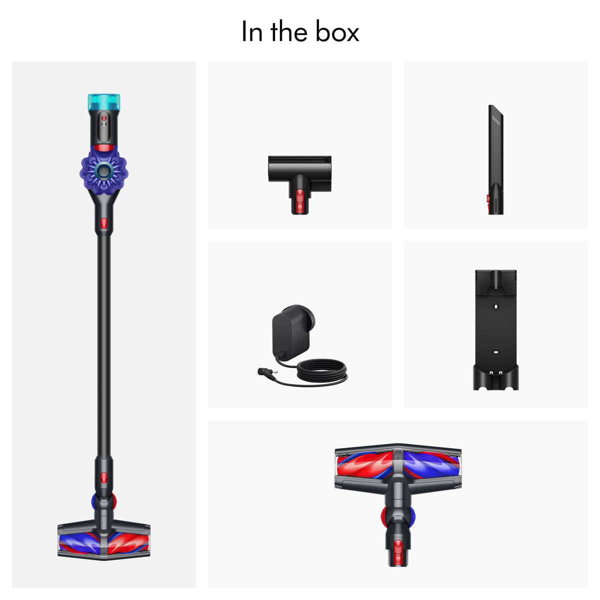 Dyson - V10 Konical Cordless Vacuum - Black/Blue