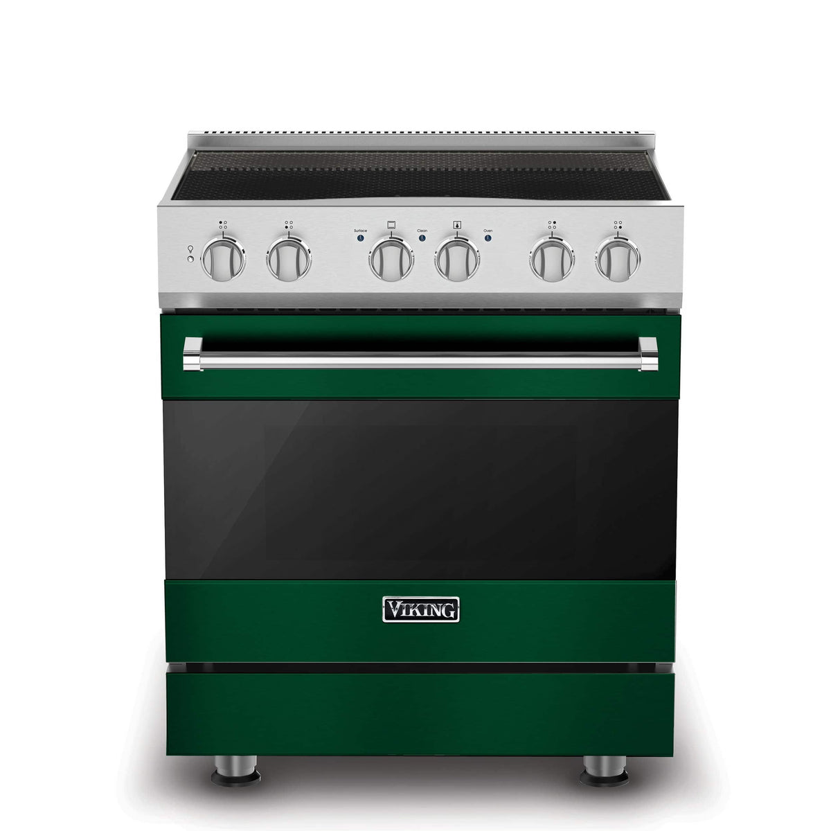 Viking - 30 in. Wide 4 Elements 3-Series Induction Self-Clean Range - Ivy