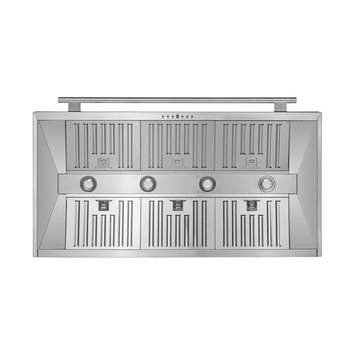 Forno Appliances - 48 inches - Externally Vented & Recirculating - Wall Range Hood - Silver