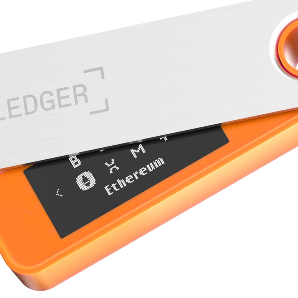 Ledger - Nano S Plus Crypto Hardware Wallet - BTC Orange