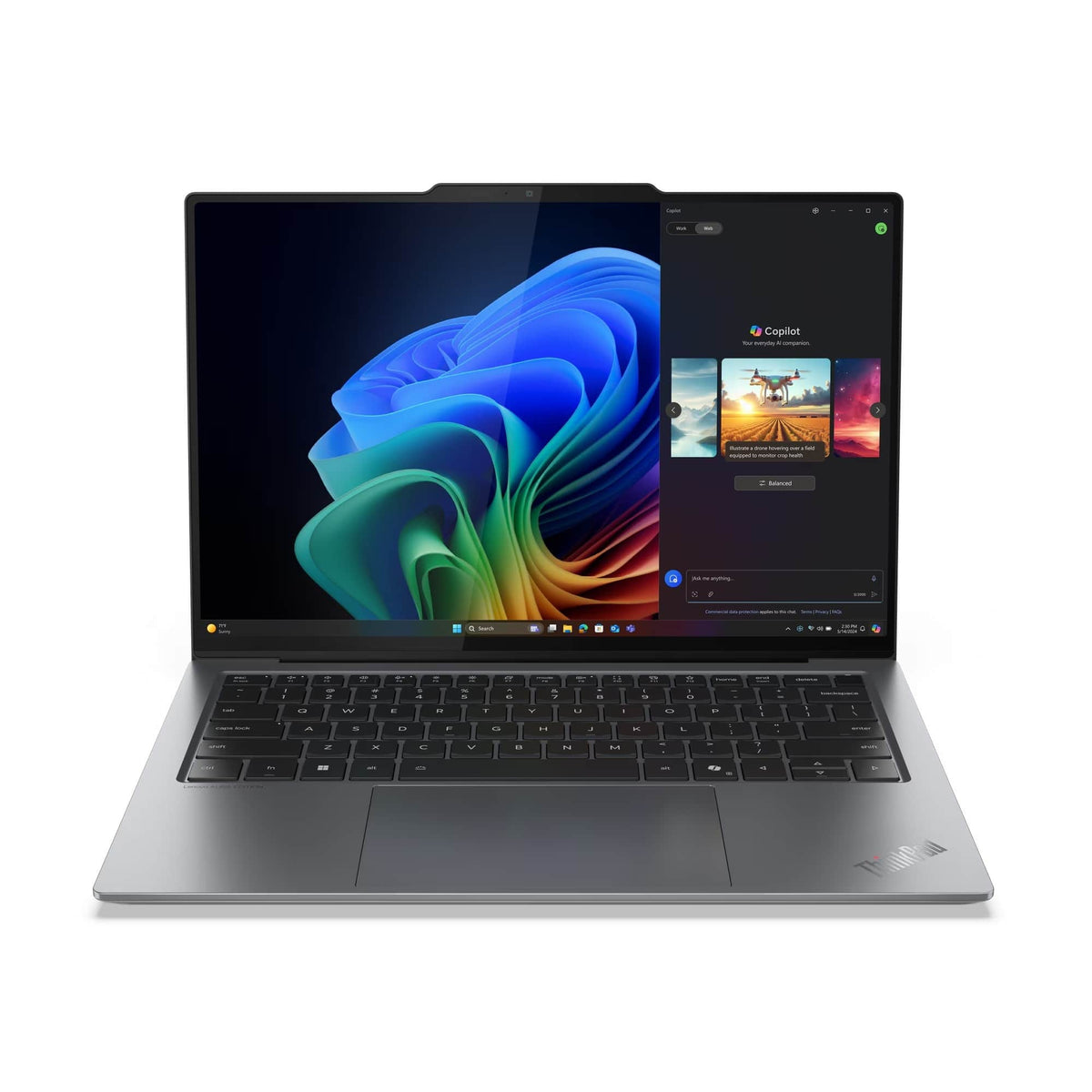 Lenovo - ThinkPad X9-14 Gen 1 - Copilot+ PC - 14" 2K OLED Laptop - Intel Ultra 5 with 32GB Memory - 1TB SSD - Gray