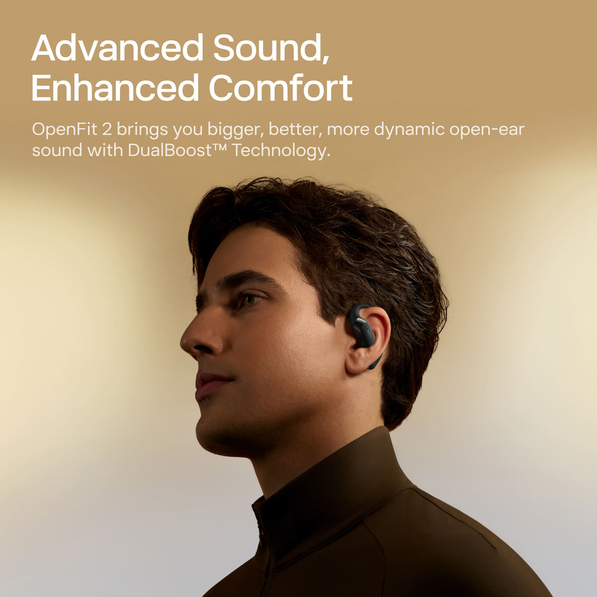 Shokz - OpenFit 2 Open-Ear True Wireless Earbuds - Black