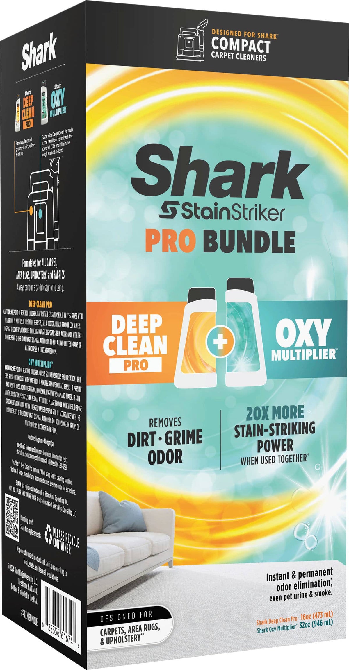 StainStriker Complete Bundle for Shark StainStriker Portable Cleaners - Multi