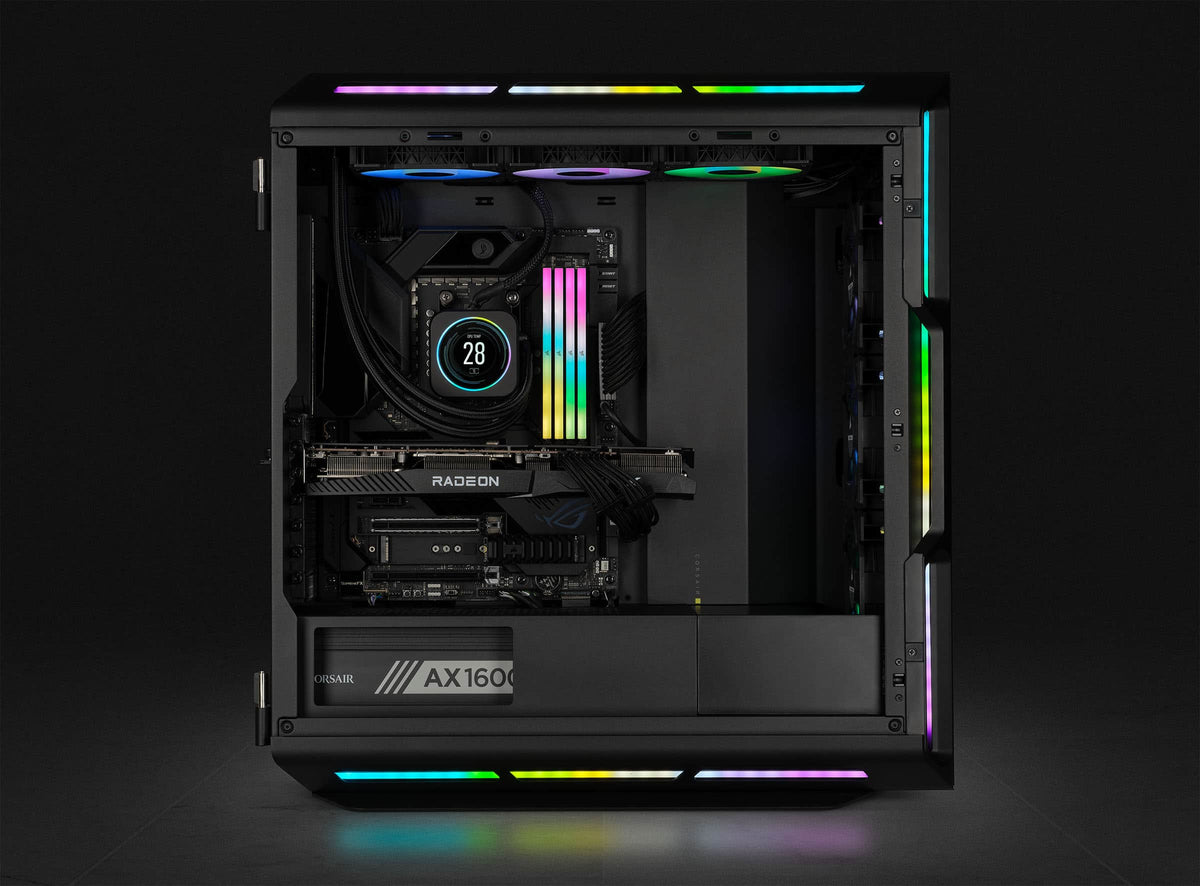 CORSAIR - VENGEANCE RGB DDR5 64GB (2 x 32GB) DDR5 6000 CL40-50-50-96 1.35V Intel XMP & AMD EXPO - Gray