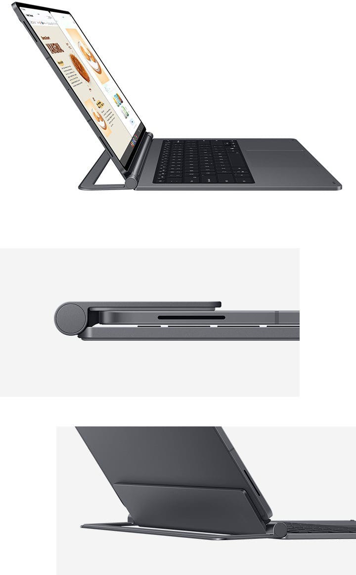 Samsung - Galaxy Tab S11 Ultra Pro Keyboard - Gray