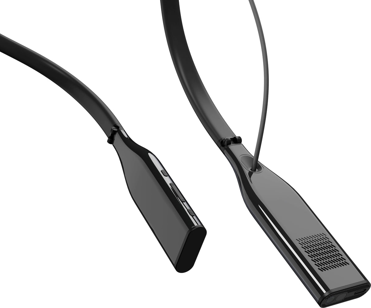 VITURE - Pro Neckband - Multi-screen/3DoF/Smooth Follow/Ambient Mode, 3D Player, AI Assistant - 12GB+256GB - Black